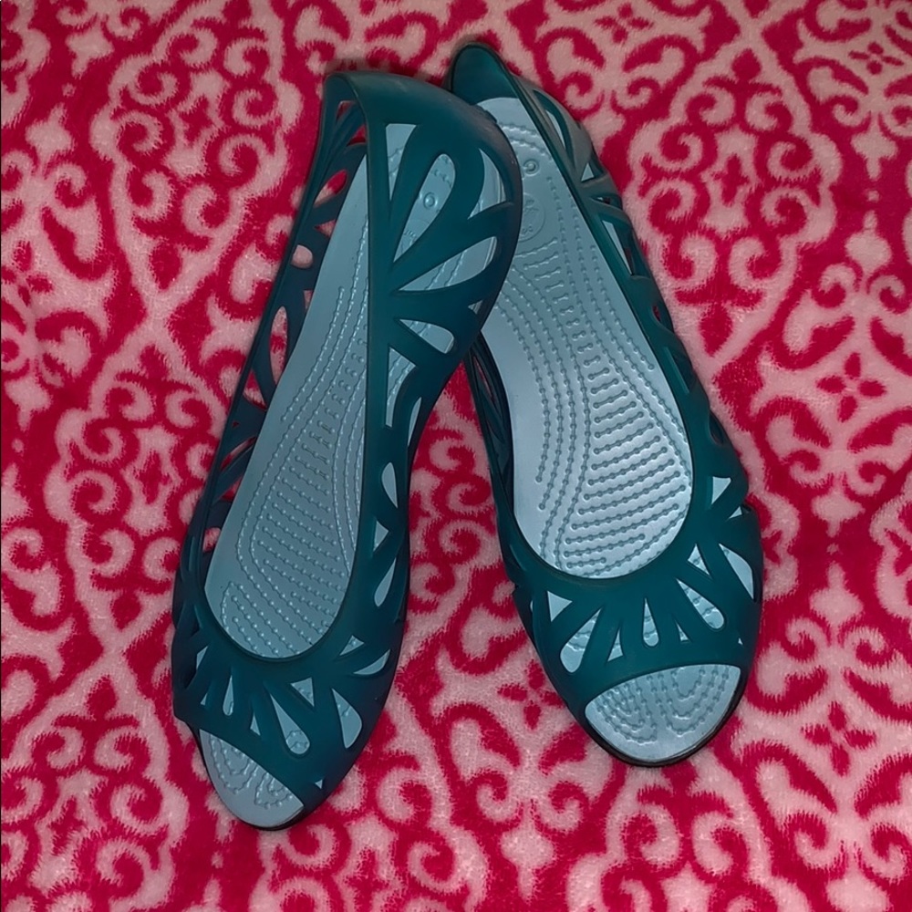 Blue Croc sandals